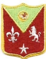 102nd Medical Battalion Patch, WWII Cut Edge