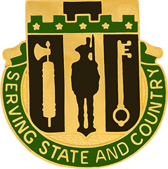 102nd Military Police Battalion New York Army National Guard Unit Crest - Saunders Military Insignia