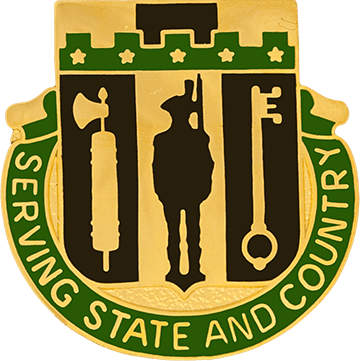 102nd Military Police Battalion New York Army National Guard Unit Crest - Saunders Military Insignia