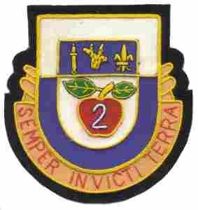 105th Infantry Armed, Custom made Cloth Patch - Saunders Military Insignia
