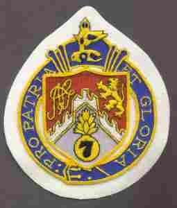 107th Infantry Regiment Custom made Cloth Patch