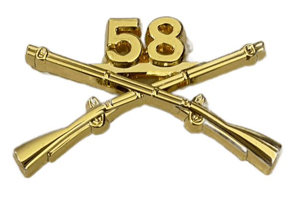 108th Infantry Officer Regimental Branch Of Service Insignia Badge