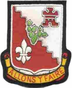 109th Engineer Battalion Custom made Cloth Patch - Saunders Military Insignia