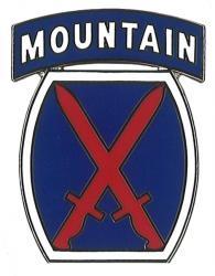 10th Mountain Division CSIB Badge Elite Military Insignia High Quality Durable Precision Design