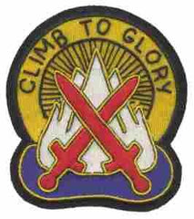 10th Mountain Division NCBU Patch, Handmade - Saunders Military Insignia
