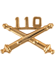 110th Field Artillery Regimental Branch Of Service Insignia Badge - Saunders Military Insignia