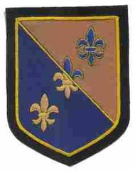 112th Quartermaster Regiment, Custom made Cloth Patch - Saunders Military Insignia