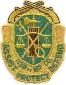 1139th Military Police M.P Company Patch - Saunders Military Insignia