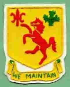113th Cavalry Regiment Patch, Handmade - Saunders Military Insignia