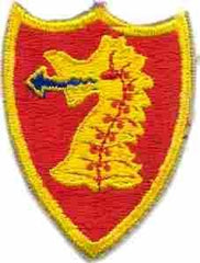 114th Artillery Regiment Patch, Authentic WWII Cut Edge - Saunders Military Insignia