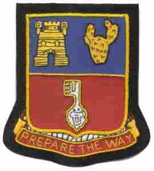 116th Engineer Battalion Custom made Cloth Patch - Saunders Military Insignia