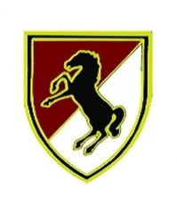 11th Armored Cavalry metal hat pin - Saunders Military Insignia