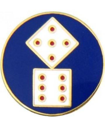 11th Army Corps metal hat pin