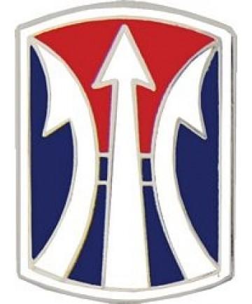 11th Infantry Brigade metal hat pin