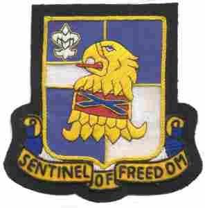 122nd Infantry Regiment Custom made Cloth Patch