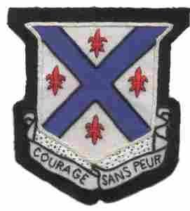 126th Infantry Regiment Custom made Cloth Patch - Saunders Military Insignia