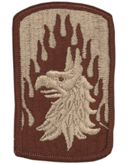 12th Aviation Brigade Desert Cloth Patch - Saunders Military Insignia
