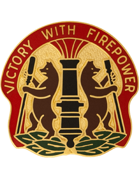 135th Field Artillery Brigade Unit Crest - Saunders Military Insignia
