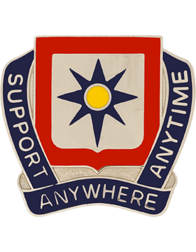 138th Finance Battalion Unit Crest - Saunders Military Insignia