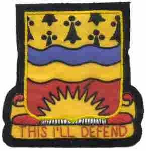 142nd Engineer Battalion, Custom made Cloth Patch