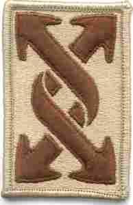143rd Transportation Command Brigade Patch, Desert Subdued