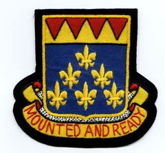 146th Cavalry, Custom made Cloth Patch - Saunders Military Insignia