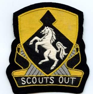 153rd Cavalry Custom made Cloth Patch