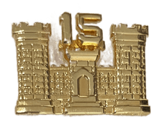 15th Engineer Regimental Branch Of Service Insignia Badge - Saunders Military Insignia