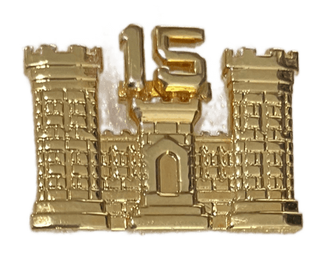 15th Engineer Regimental Branch Of Service Insignia Badge - Saunders Military Insignia
