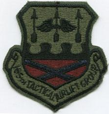 165th Tactical Airlift Group Subdued Patch Embroidered