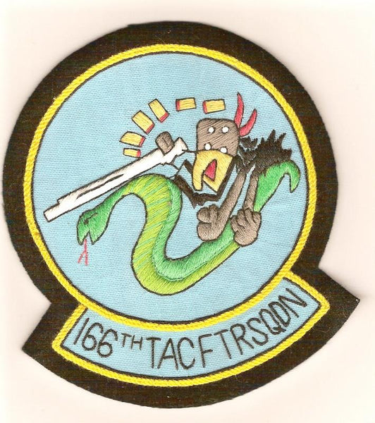 166th Tactical Air Command Fighter Squadron Patch Embroidered