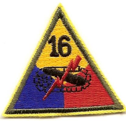 16th Armored Patch, Handmade
