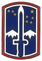 172nd Infantry Brigade CSIB Metal Badge Authentic Military Insignia Collectible Display Piece For Veterans