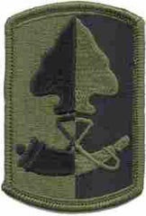 187th Infantry Brigade Subdued Patch - Saunders Military Insignia