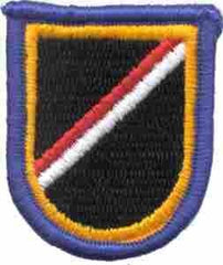 18th Cavalry 1st Squadron Troop E Beret Flash - Saunders Military Insignia