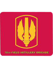 18th Field Artillery mouse pad - Saunders Military Insignia