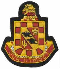 199th Armored Field Artillery Battalion Custom made Cloth Patch - Saunders Military Insignia