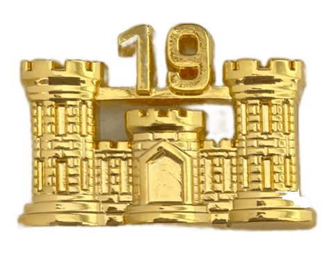 19th Engineer Officer Regimental Branch Of Service Insignia Badge - Saunders Military Insignia
