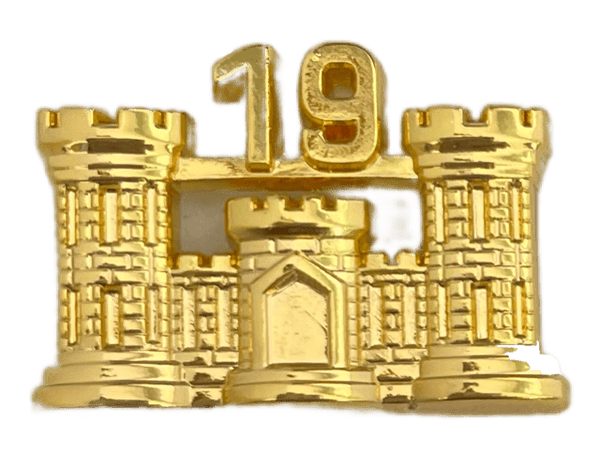 19th Engineer Officer Regimental Branch Of Service Insignia Badge
