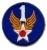1st Air Force Patch, Authentic WWII Repro Cut Edge - Saunders Military Insignia