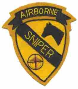 1st Cavalry Sniper, 1st Brigade Patch, Handmade