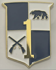 1st Regiment California State Guard Unit Crest - Saunders Military Insignia