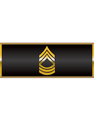 1st Sergeant Bumper Sticker - Saunders Military Insignia