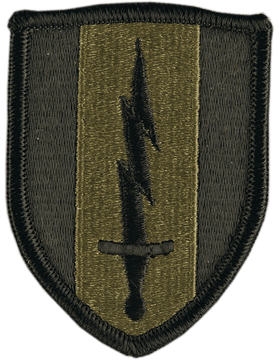 1st Signal Brigade Green Subdued patch - Saunders Military Insignia
