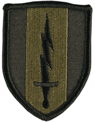 1st Signal Brigade Green Subdued patch - Saunders Military Insignia