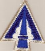 22nd Army Corps Patch Original WWII Cut Edge - Saunders Military Insignia