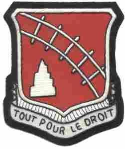 22nd Engineer Battalion Custom made Cloth Patch - Saunders Military Insignia