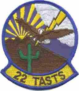 22nd Tactical Air Support Training Squadron Patch Emblem