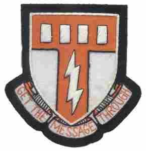 249th Signal Battalion, 2nd design, Custom made Cloth Patch - Saunders Military Insignia