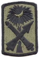 263rd Air Defense Artillery Subdued patch